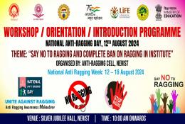  Workshop/Orientation/Introduction Programme during National Anti- Ragging Day