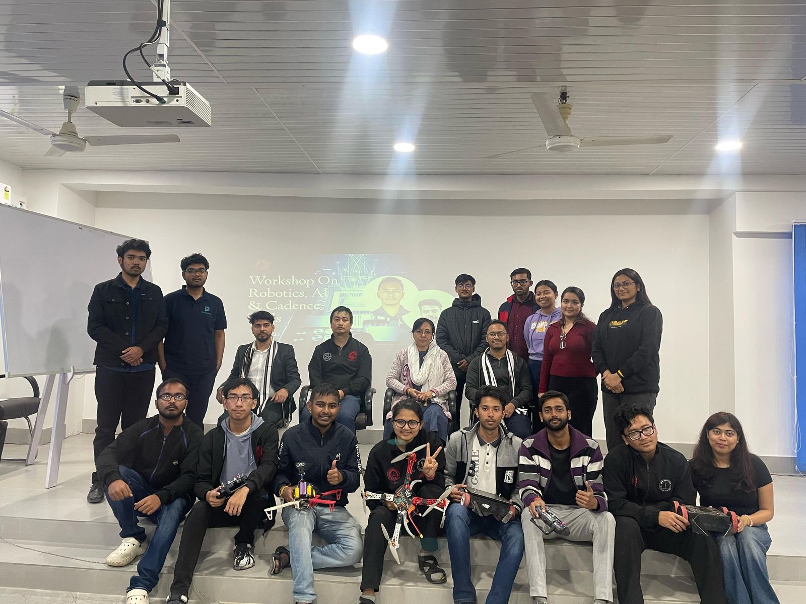 3 Days Workshop on Robotics, AI And Cadence Tools organised By NERIST Electronics Society (21-23 Feb.2025)