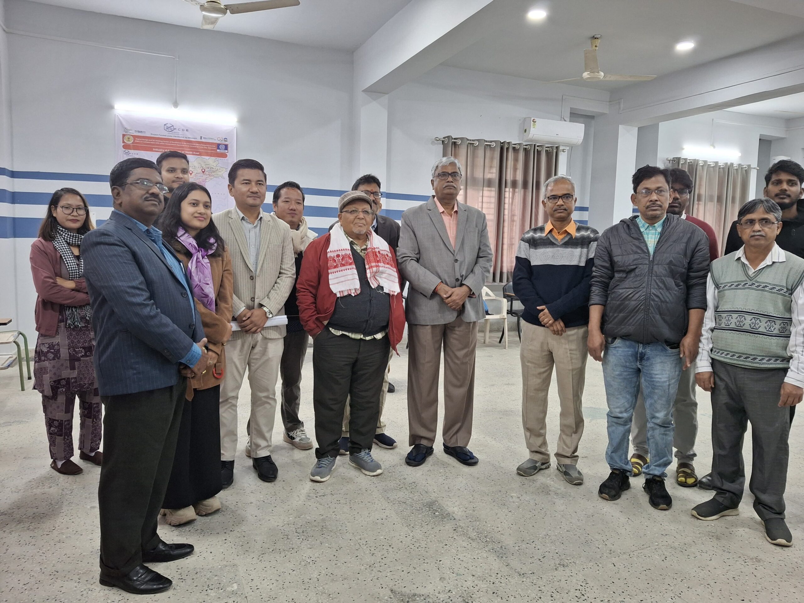 Prof. (Retd.) M.S.M. Rawat, Chairman, BoM, NERIST, Nirjuli visit CoE 3D Dental Lab.