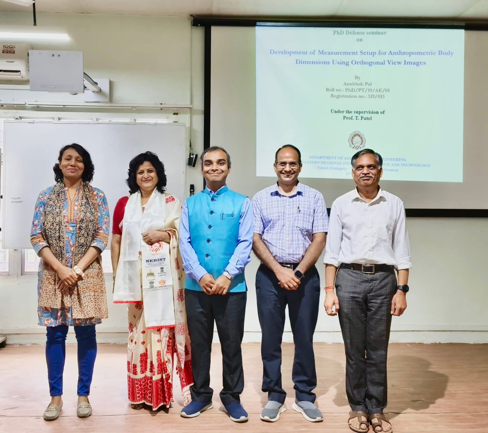 Mr. Anubhab Pal successfully defended his thesis on 5th May 2025. The department of AE wishes him all the best for his future academic journey!