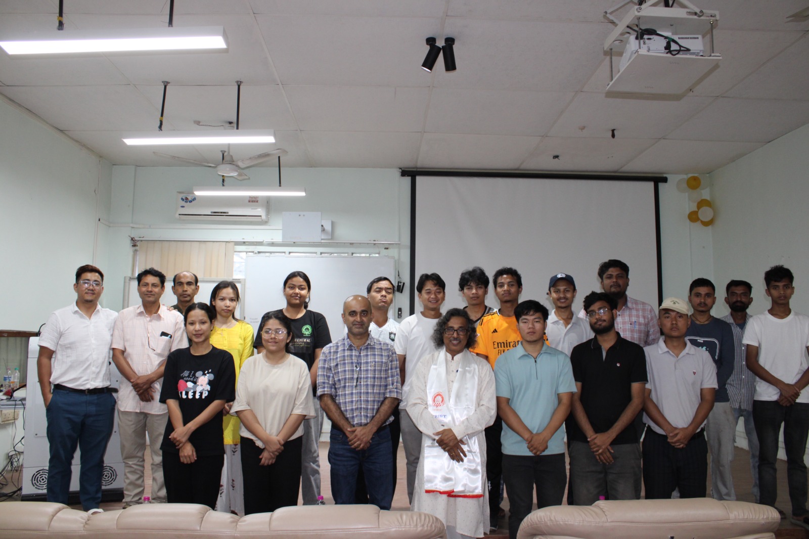 Prof. K. N. Dewangan of Department of Agricultural Engineering organized an Awareness Programme on Energy Education-Career Opportunities on 07/05/2025 for BTech final students. The speaker of the event was Professor Debendra Chandra Baruah and Dr. Nabin Sarmah, Department of Energy, Tezpur University.