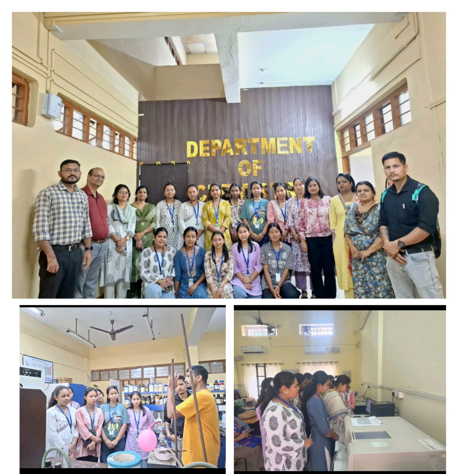 Lab visit by students of Lakhimpur Girls College on 08.05.2026