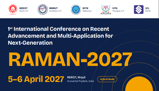 1st International Conference on RecentAdvancement and Multi-Application forNext-Generation.
